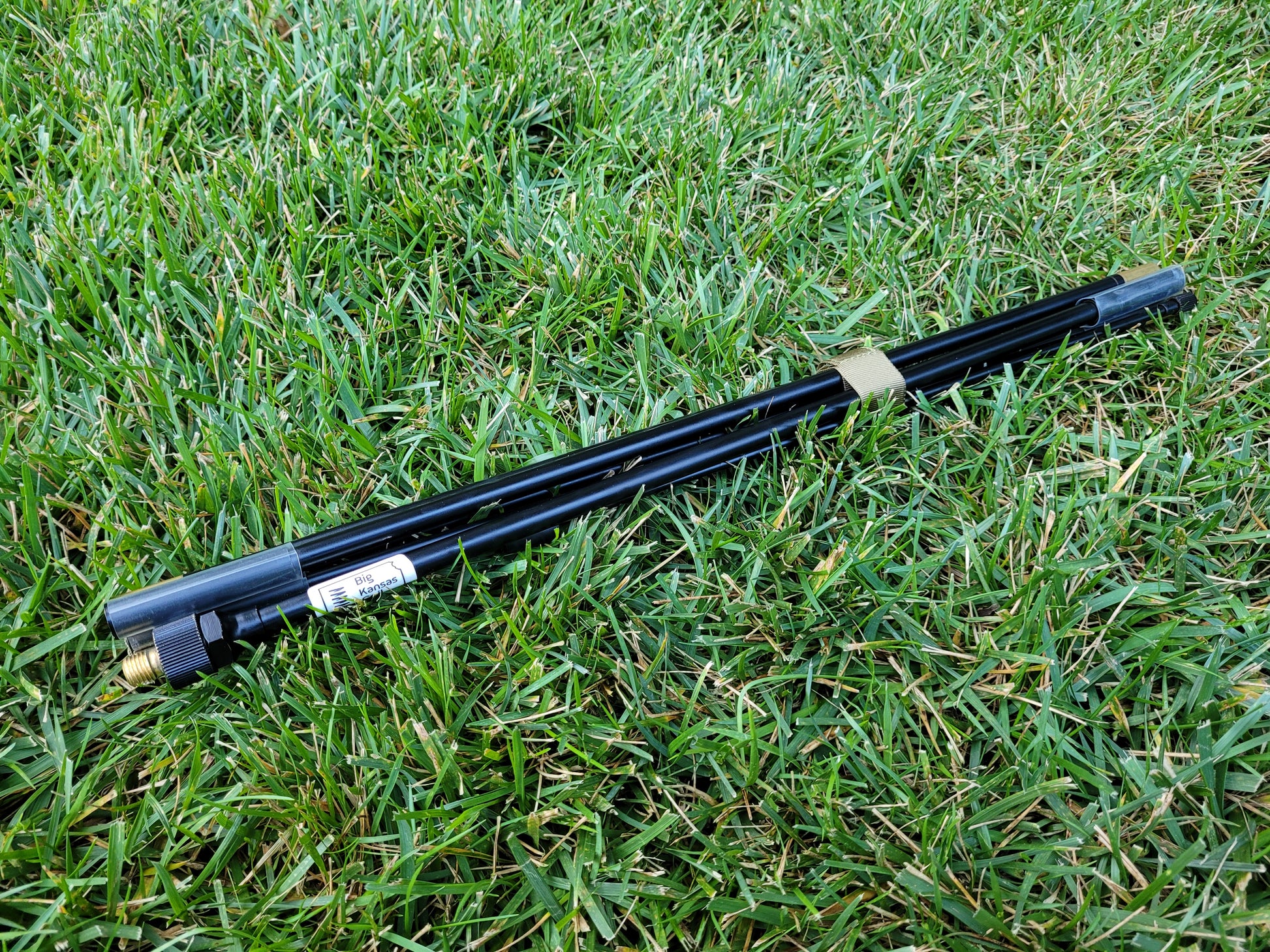 Collapsed 7 Section Whip in Grass